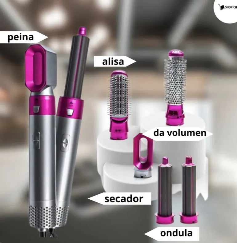 CEPILLO STILOCARE™ 5 EN 1 Tu look soñado sin gastar en la peluquería