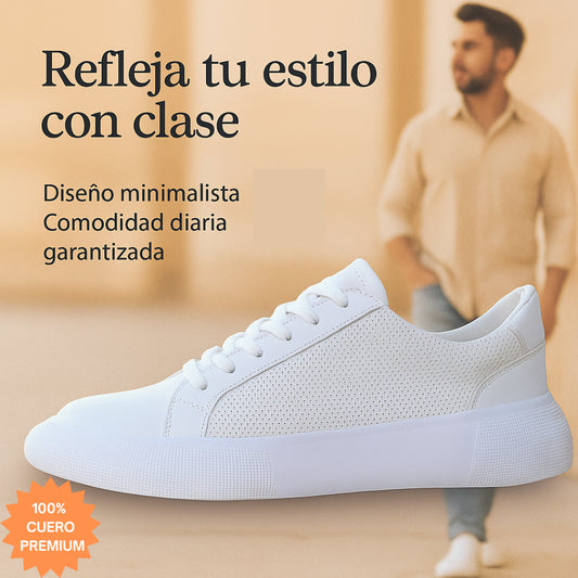 Mocasín en cuero Premium: Estilo exclusivo que dura años.