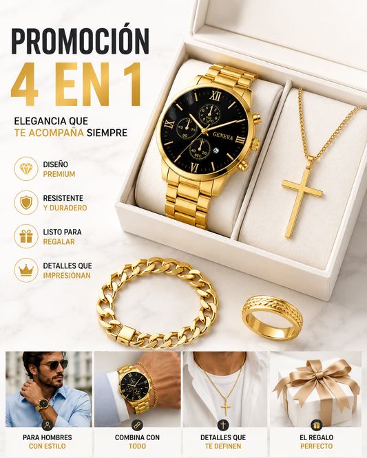 Combo Imperial Gold 4 en 1