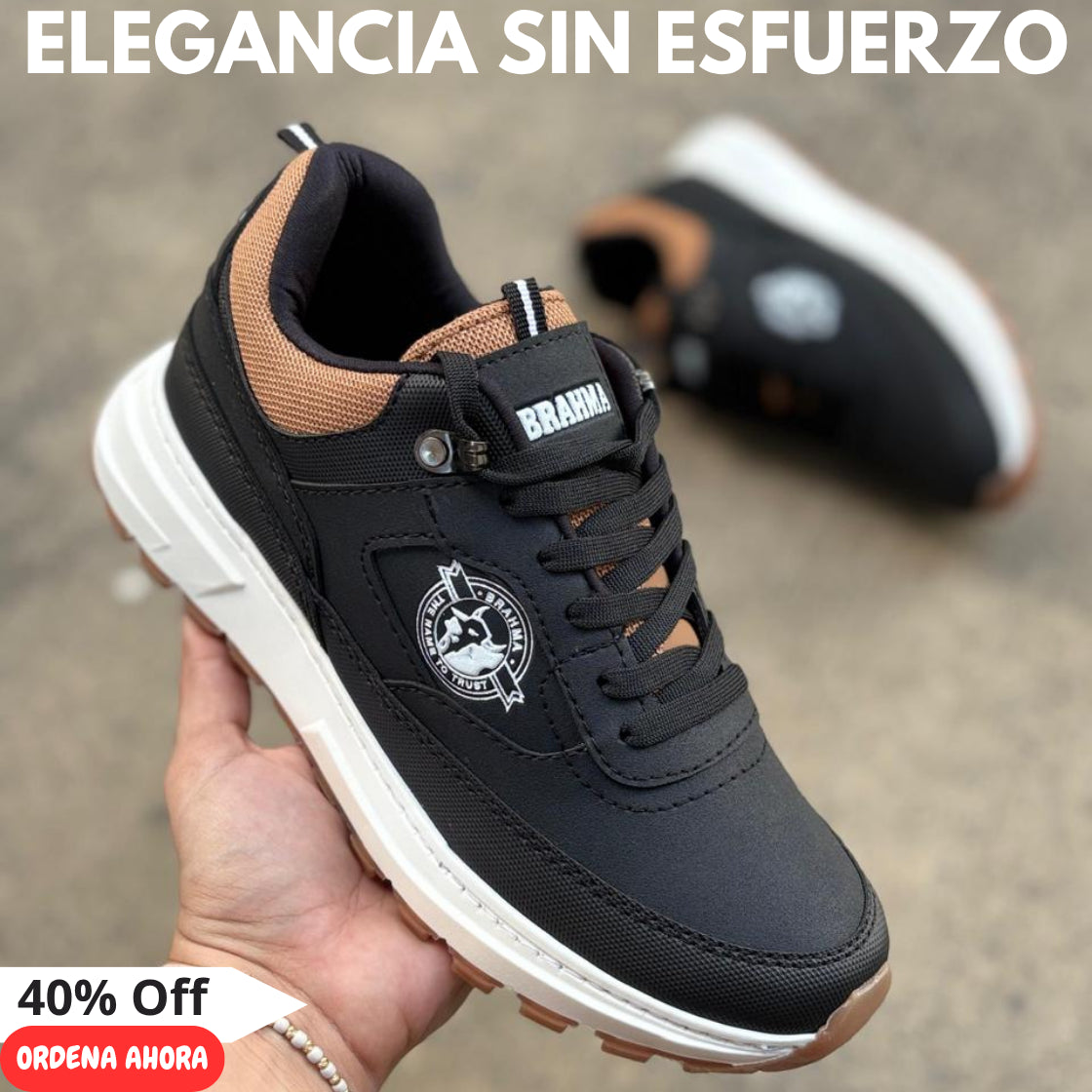 Brahmma Urban Fit "Cambia tu estilo. Camina con comodidad todo el día."